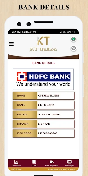 OSWAL SPOT - K T BULLION Screenshot 2