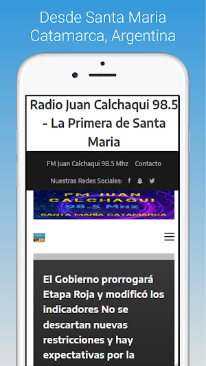 Radio Juan Calchaqui 985 Screenshot 2