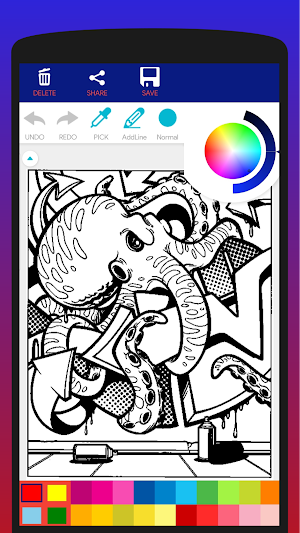 Adult Street Art Coloring Book Screenshot 2