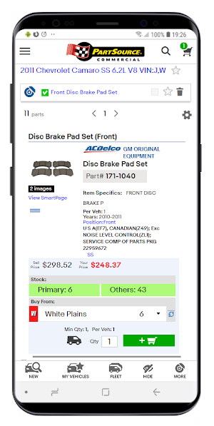 PartSource Xpress Screenshot 2