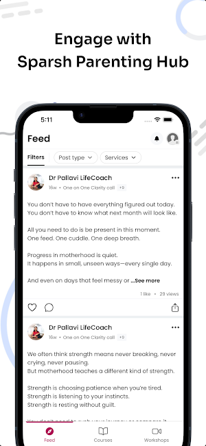 Sparsh parenting hub Screenshot 1