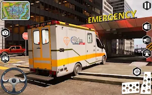 Emergency Ambulance Driving 3D Screenshot 1