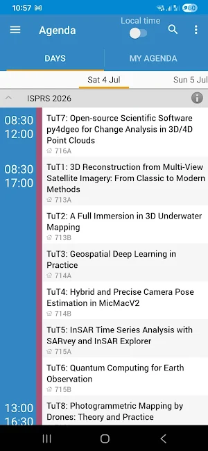 ISPRS 2026 Mobile App Screenshot 0