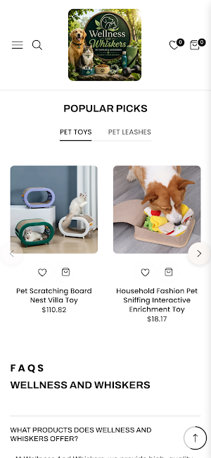 Wellness And Whiskers Screenshot 3