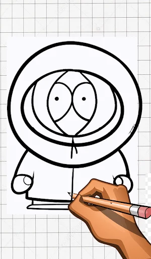 How To Draw Kenny McCormick Screenshot 0