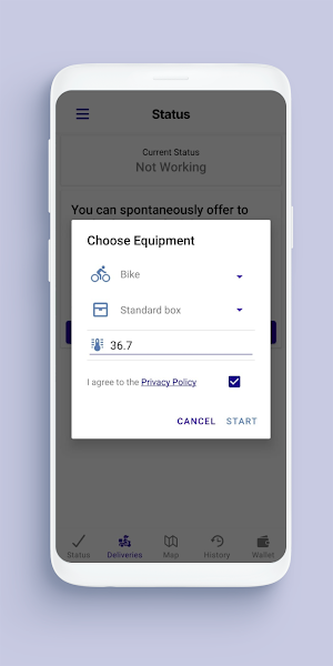 foodora rider Screenshot 1