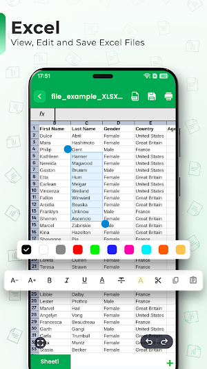 Excel Reader & XLSX Viewer Screenshot 0