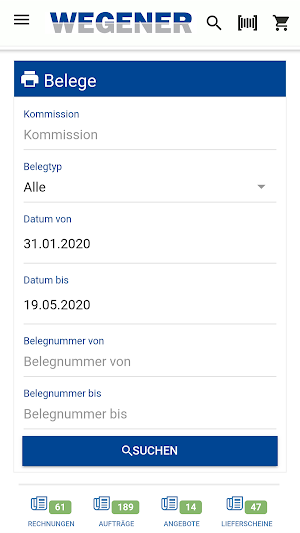WEGENER ProApp Screenshot 1