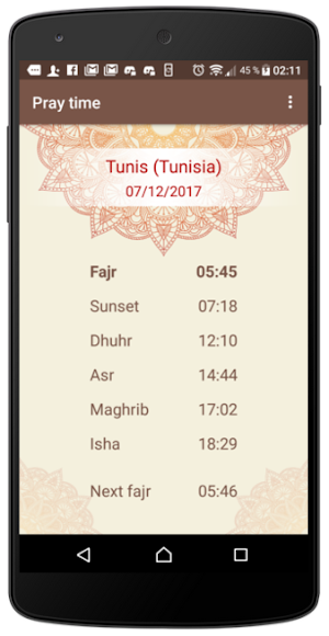 Muslim : Prayer times Screenshot 3
