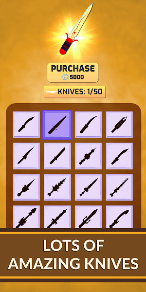 Zap knife: Knife Hit to target Screenshot 3