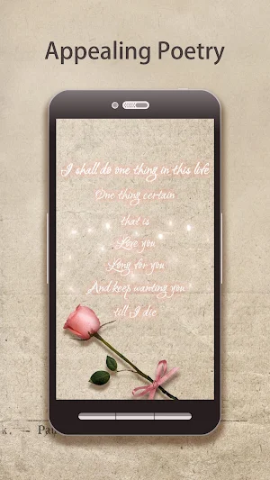 Rose And Poetry Live Wallpaper Screenshot 2