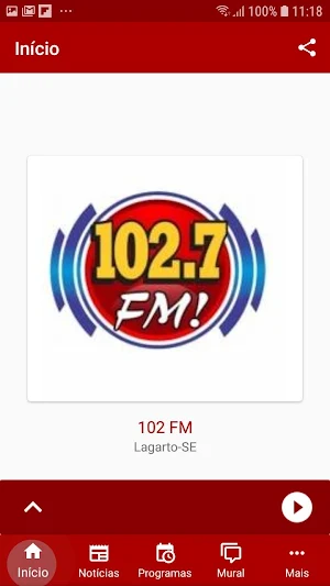 102.7 Fm Lagarto Sergipe Screenshot 2