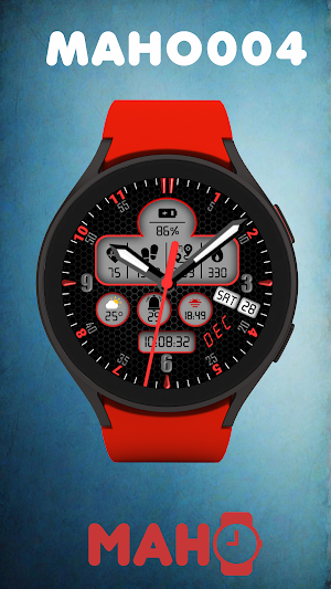 MAHO004 Wear OS Watch Face Screenshot 0