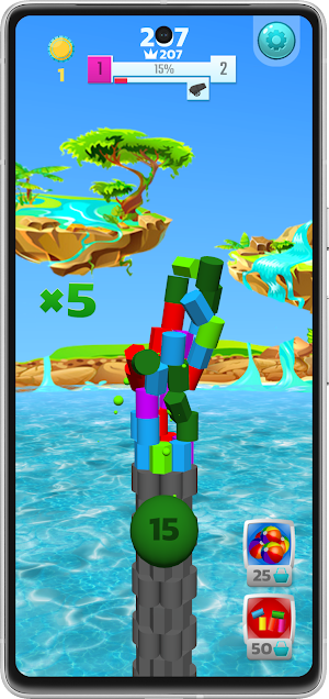 Tower Stack Vertical Blast Screenshot 2