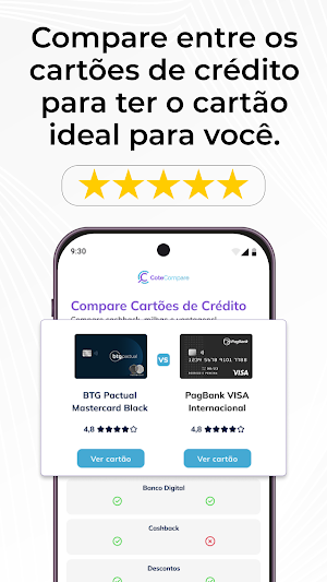 CoteCompare: Cartão de Crédito Screenshot 3
