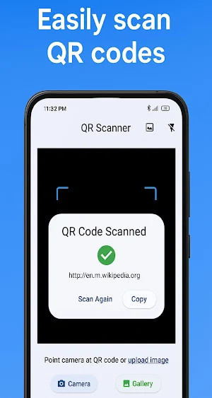 QR Code Scanner & Generator Screenshot 3
