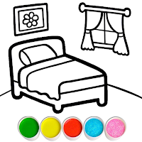 Bedroom Coloring For Kids