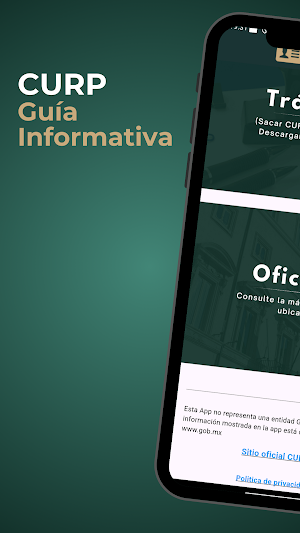 Consultar-Sacar CURP. Guía Screenshot 0