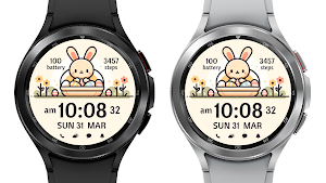 AZ289 Easter Bunny Watch Face Screenshot 3