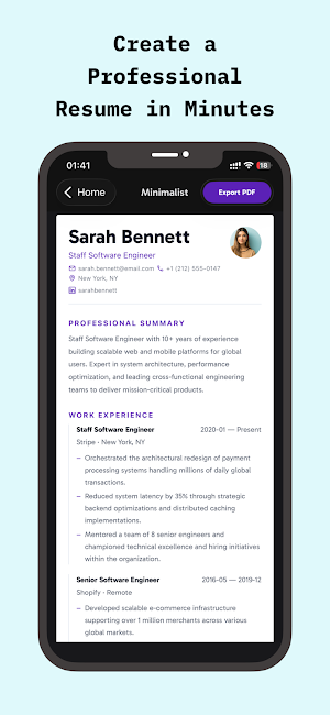 CV Maker - Easy Resume Editor Screenshot 3