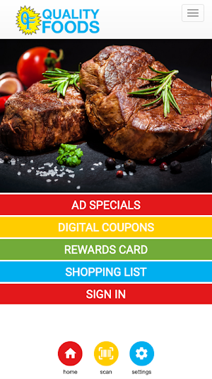 Quality Foods Screenshot 1