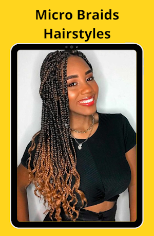 Micro Braids Hairstyles Screenshot 3