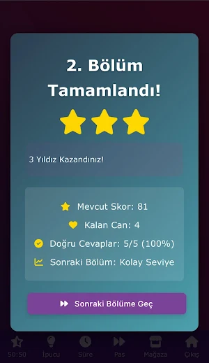 Bilgoo: Quiz & Bilgi Yarışması Screenshot 2