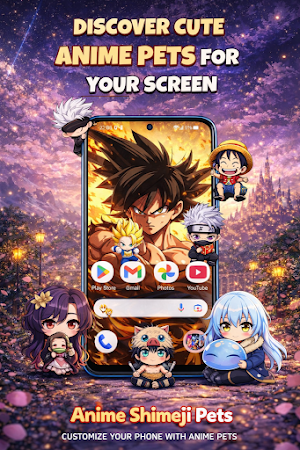Kawaii Chibi Anime On Screen Screenshot 0