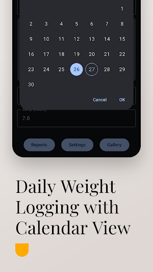 WeightTrack PRO Screenshot 1