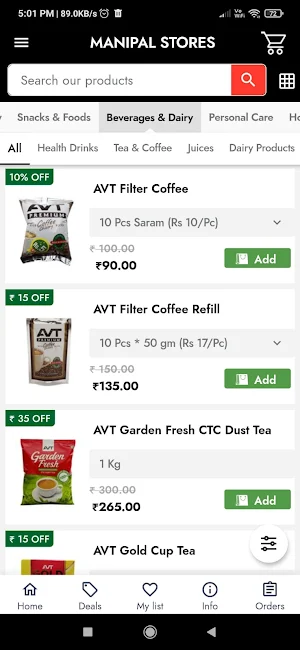 Manipal Stores Screenshot 3