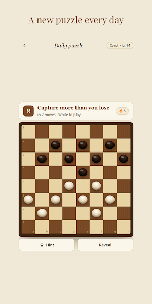 Dáma – Draughts & Checkers Screenshot 1