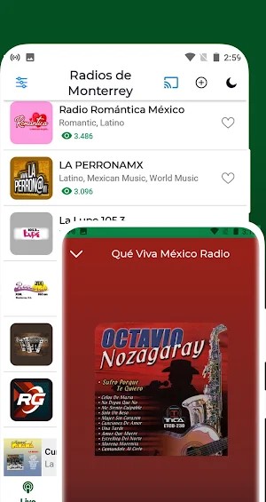 Radios de Monterrey Screenshot 2