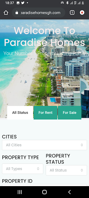 Paradise Homes Gh Screenshot 1
