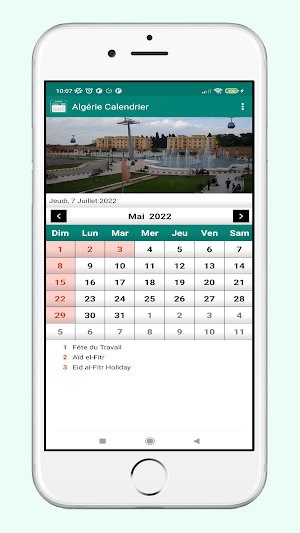 Algérie Calendrier 2022 Screenshot 0
