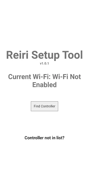 Daikin Reiri Setup Tool Screenshot 0