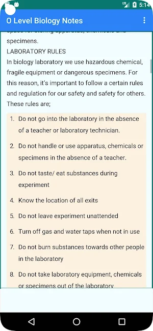 Biology O Level Notes screenshot 7