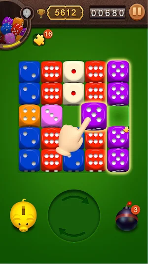 Dice Jigsaw Puzzle Screenshot 0