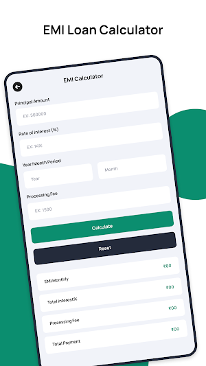 Loancalc - EMI Loan Calculator Screenshot 1