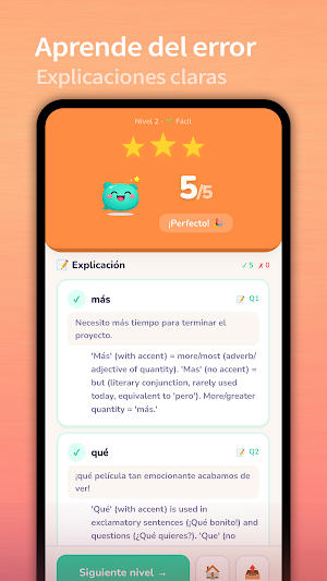 Confusing Spanish Quiz Screenshot 2