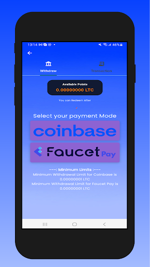 Litecoin Angel Faucet Screenshot 2