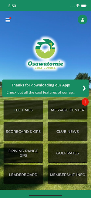 Osawatomie Golf Course Screenshot 1