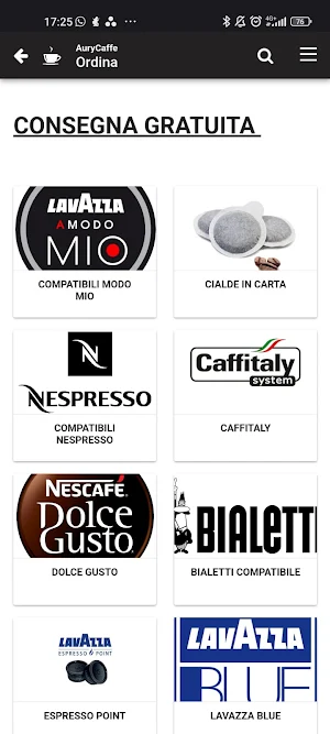 Aury Caffè Screenshot 2