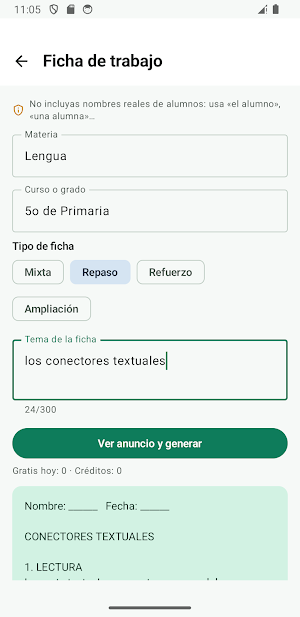 Profe IA: AI for Teachers Screenshot 2