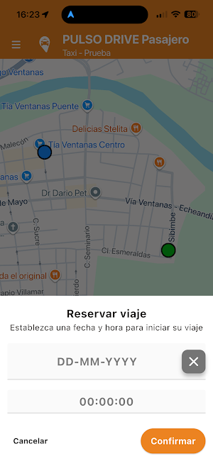 PULSO DRIVE Pasajero Screenshot 2
