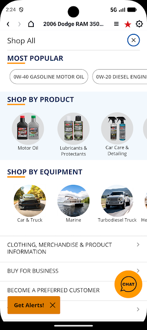 AMSOIL Shopping App Screenshot 3
