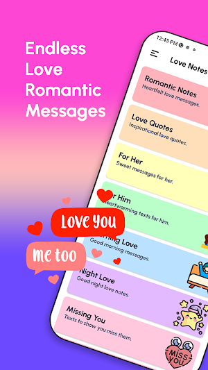 Love Notes - Sweet Messages Screenshot 0