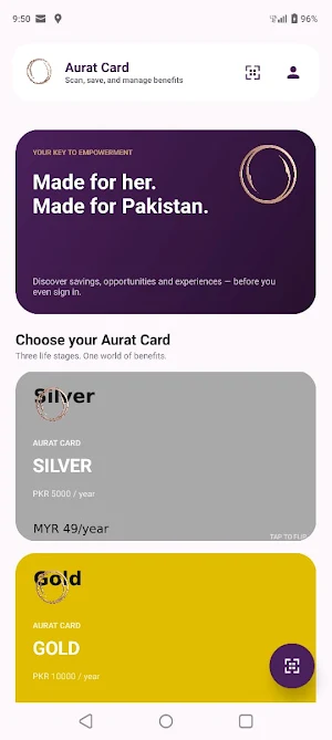 Aurat Card Screenshot 1