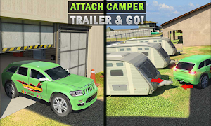 Camper Van Truck Simulator: Cruiser Car Trailer 3D Screenshot 3