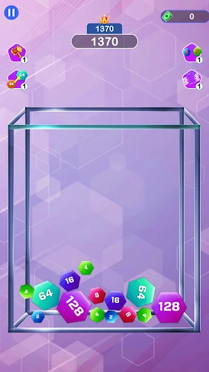Hexa 2048 Merge Puzzle Screenshot 1