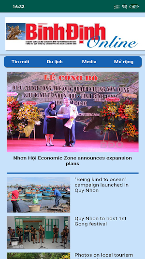 Báo Bình Định Online Screenshot 0